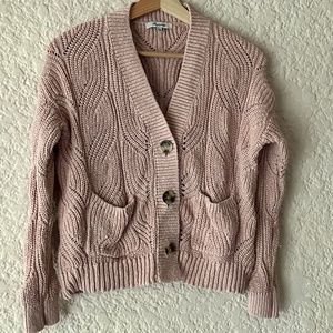 EUC Madewell Hillview cardigan in wisteria dove, xxs